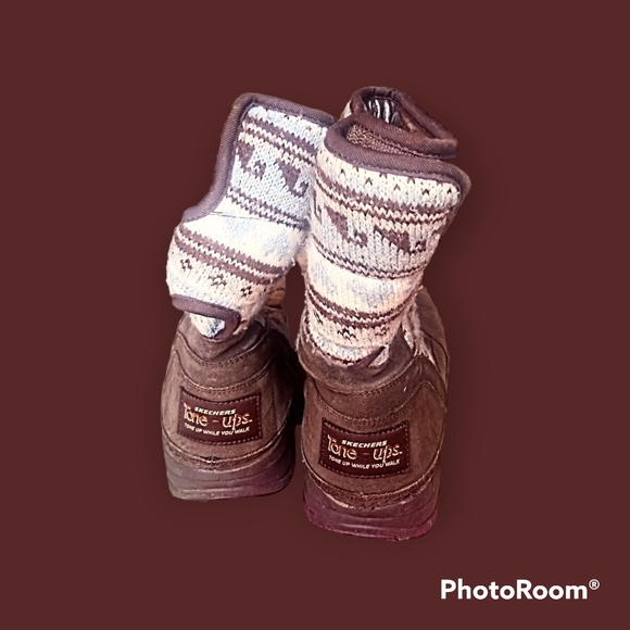 Women's Tone up Skechers Boots - Picture 4 of 6